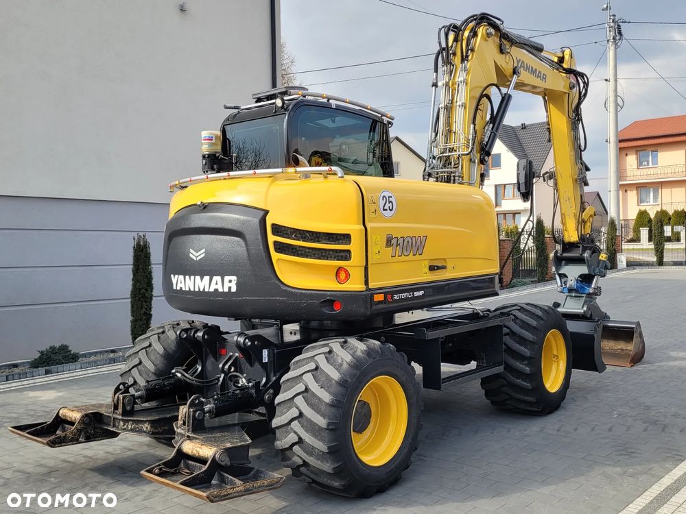 Yanmar B110W / ROTOTILT / przyczepa / - 8