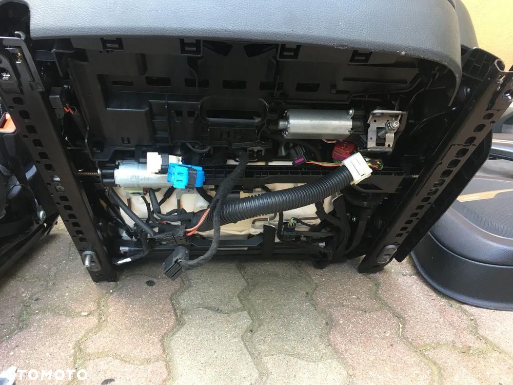 AUDI Q7 4M S-Line FOTELE KANAPA BOCZKI TAPICERKA SKÓRA CZARNA - 13