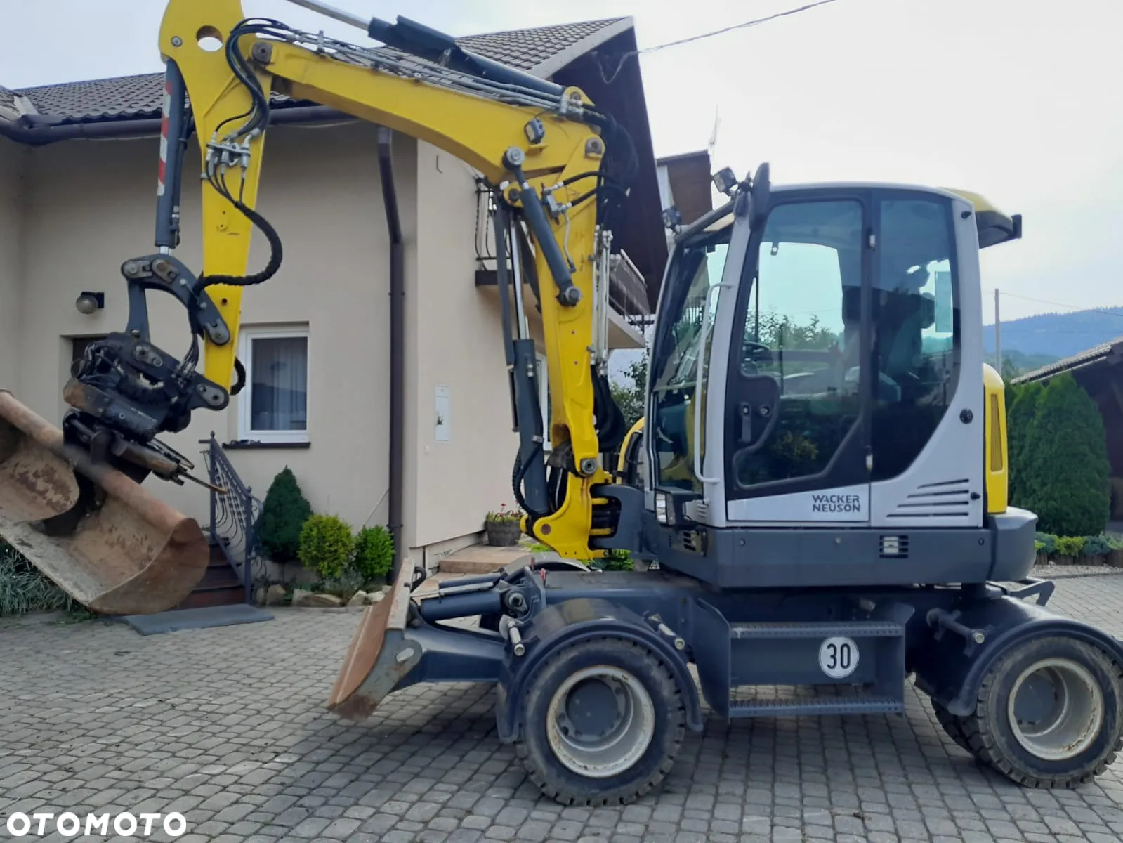 Wacker Neuson EW65 2018r 3062mtg. głowica obrotowa ze szczypcami, KLIMA - 13
