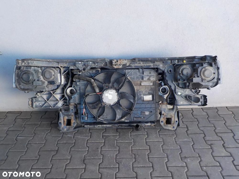 VW T5 LIFT KOMPLETNY PRZÓD PAS PRZEDNI WZMOCNIENIE CHŁODNICE LAMPY ZDERZAK - 9