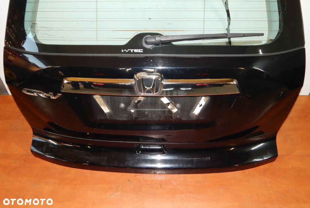 Klapa pokrywa bagażnika Honda CRV CR-V III 06-12 czarna B92P Łuków części - 4