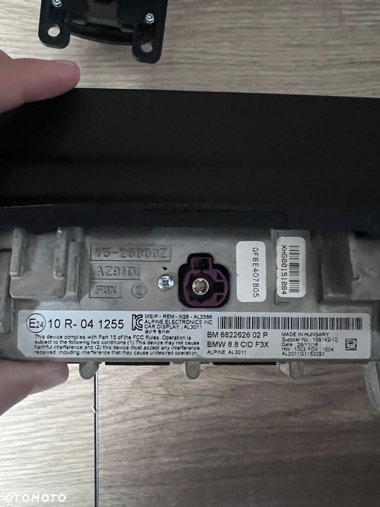 Zestaw NBT EVO ID6 BMW F30 F32 F36 879411801 6822626 - 6