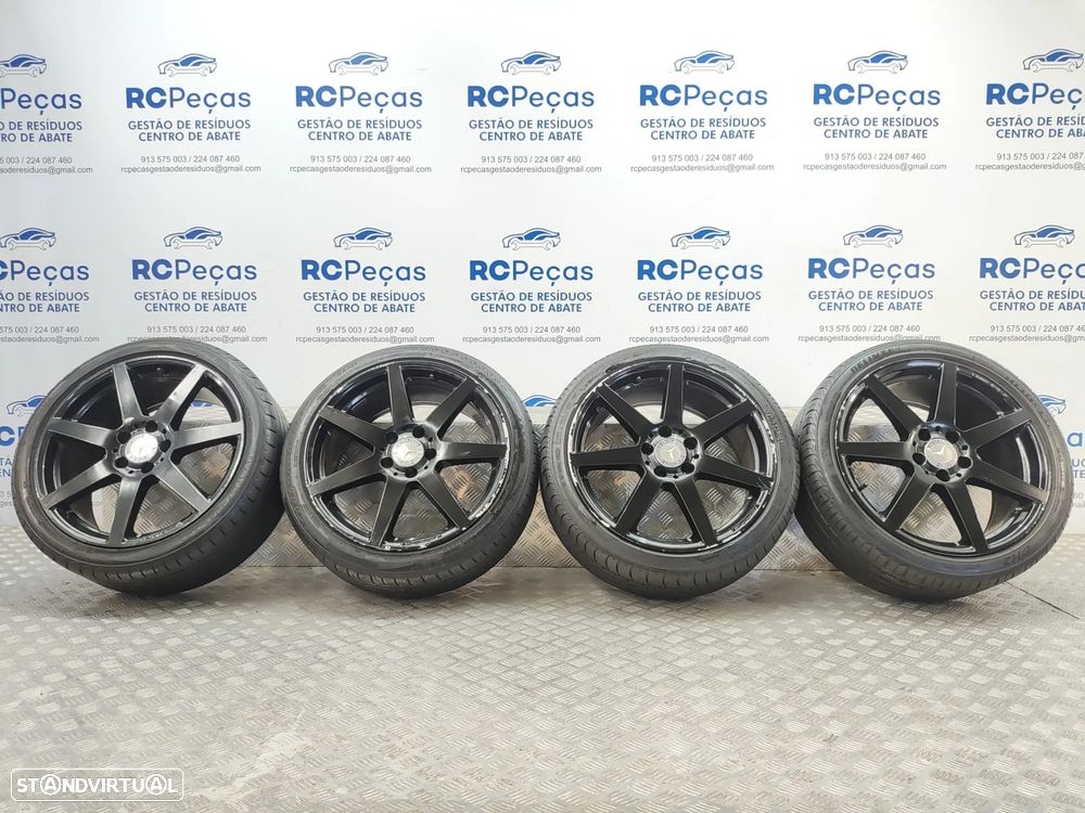 Conjunto Jantes 18 Originais AMG Mercedes Benz 5x112 8J 8.5J ET50 ET54 - 1