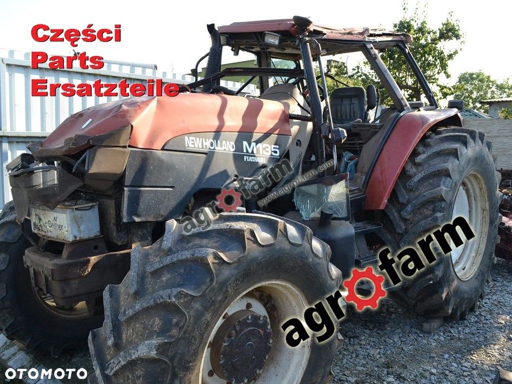 New Holland M135 części, skrzynia biegów, silnik - 1