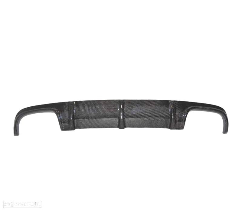 DIFUSOR TRASEIRO MERCEDES CLASSE E W211 02-09 LOOK AMG E63 CARBONO - 2