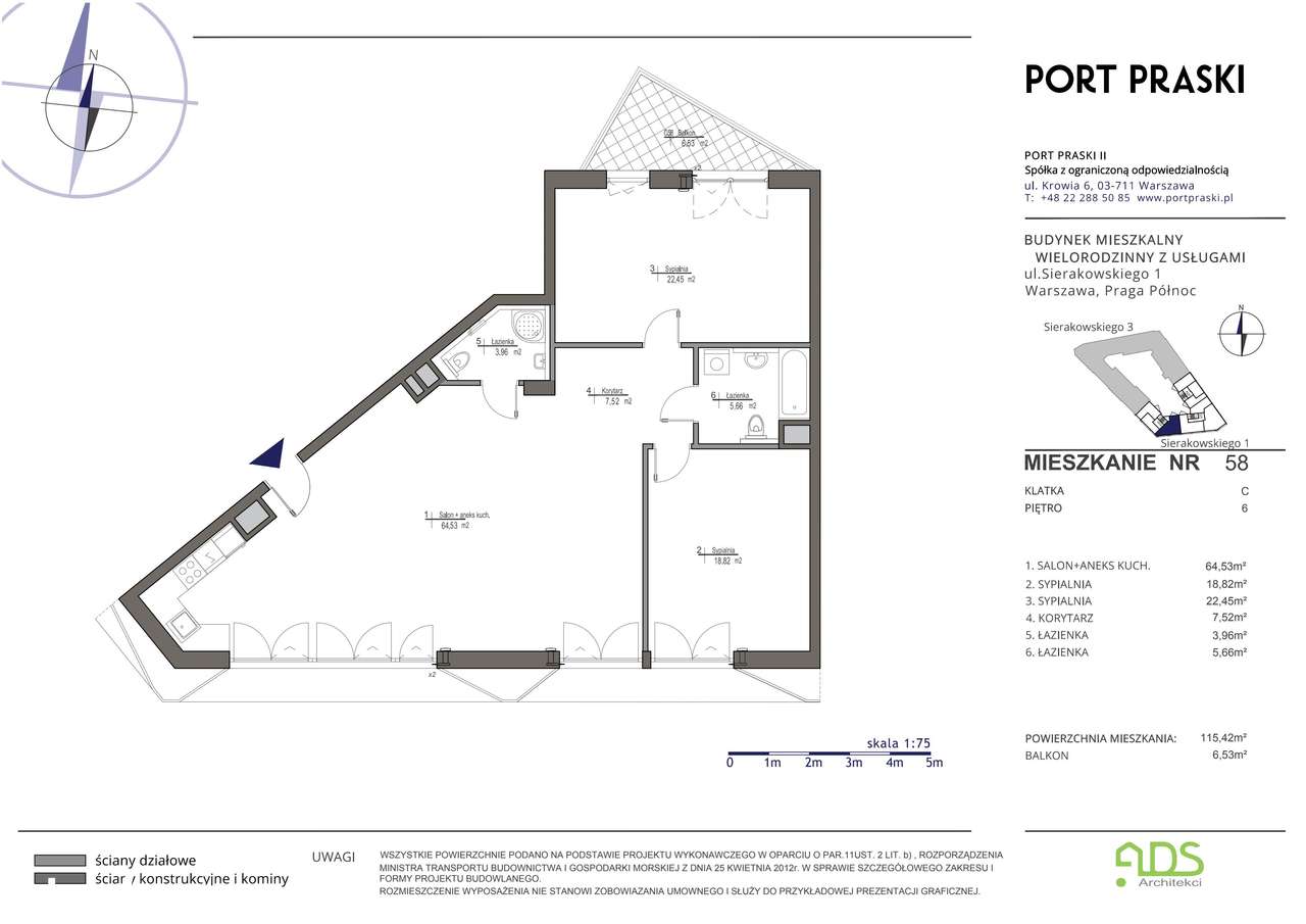 3-pokojowe mieszkanie 115m2 + balkon Bez Prowizji - Pełny obrazek: 2/12