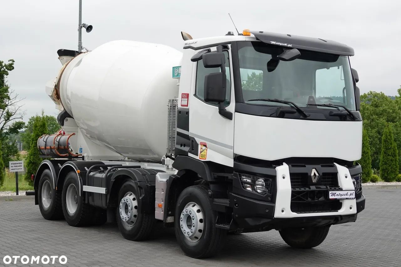 Renault T 460 / 8X4 / BETONOMIESZARKA / GRUSZKA 9M3 / IMER / ALUFELGI / EURO 6 - 1