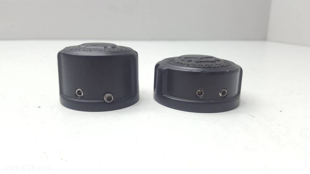 NAKŁADKI NA ŚRUBY KOMPLET 33mm 29mm HARLEY DAVIDSON SKULL - 4