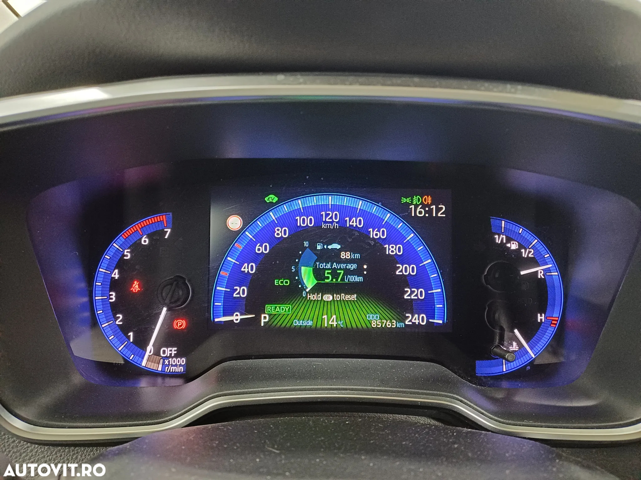 Toyota Corolla 1.8 HSD Exclusive interior Negru - 15