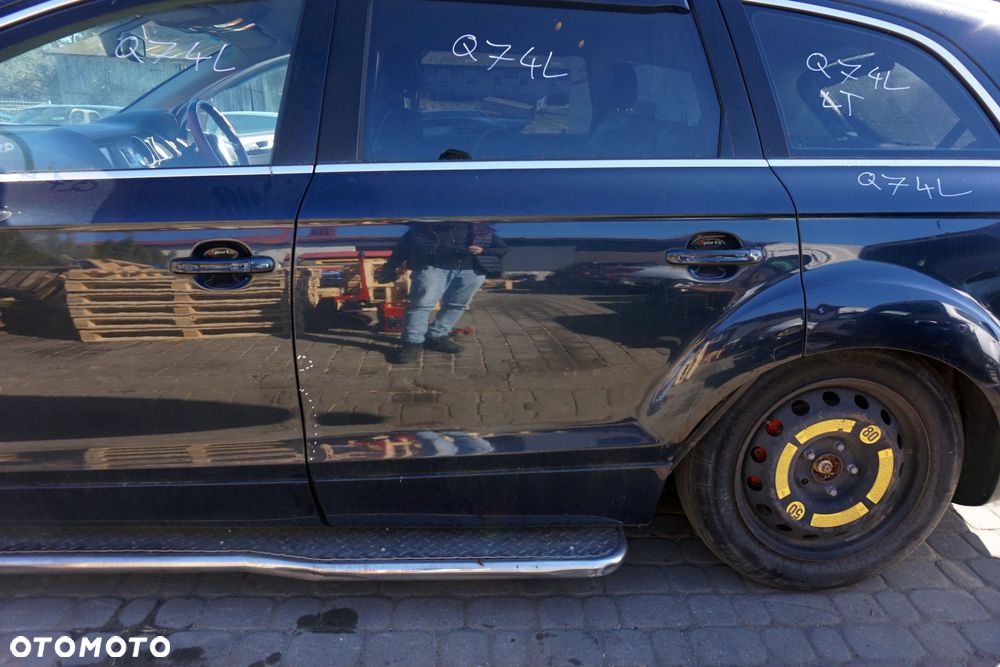 DRZWI TYLNE LEWE Q7 4L LIFT LZ5Q  CZARNY AUDI 2009-2015 - 3