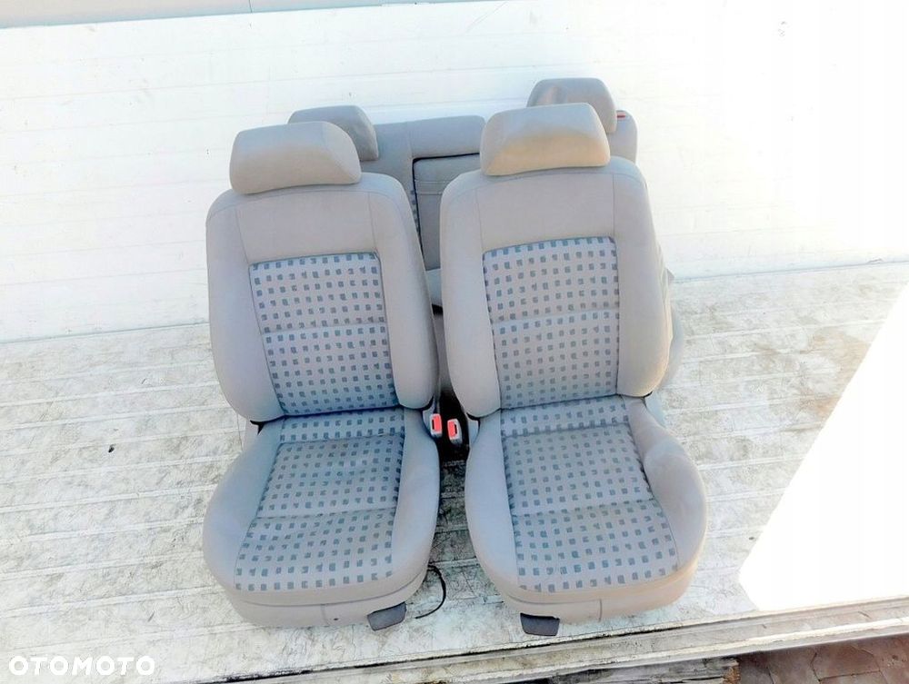 VW PASSAT B5 1.9TDI 00r FOTELE SIEDZENIA WNĘTRZE ŚRODEK KOMPLET JASNE KOMBI - 9