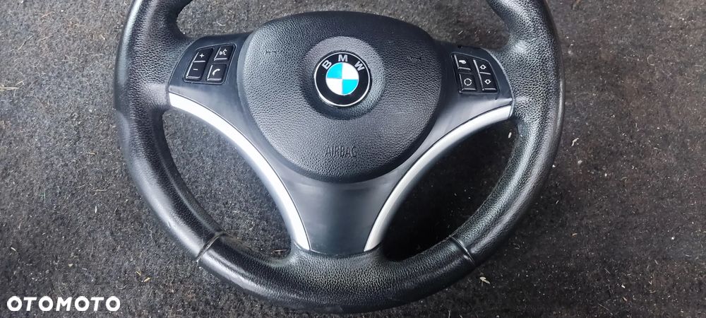 BMW E90 E91 KIEROWNICA MULTIFUNKCJA SKÓRA AIRBAG - 3