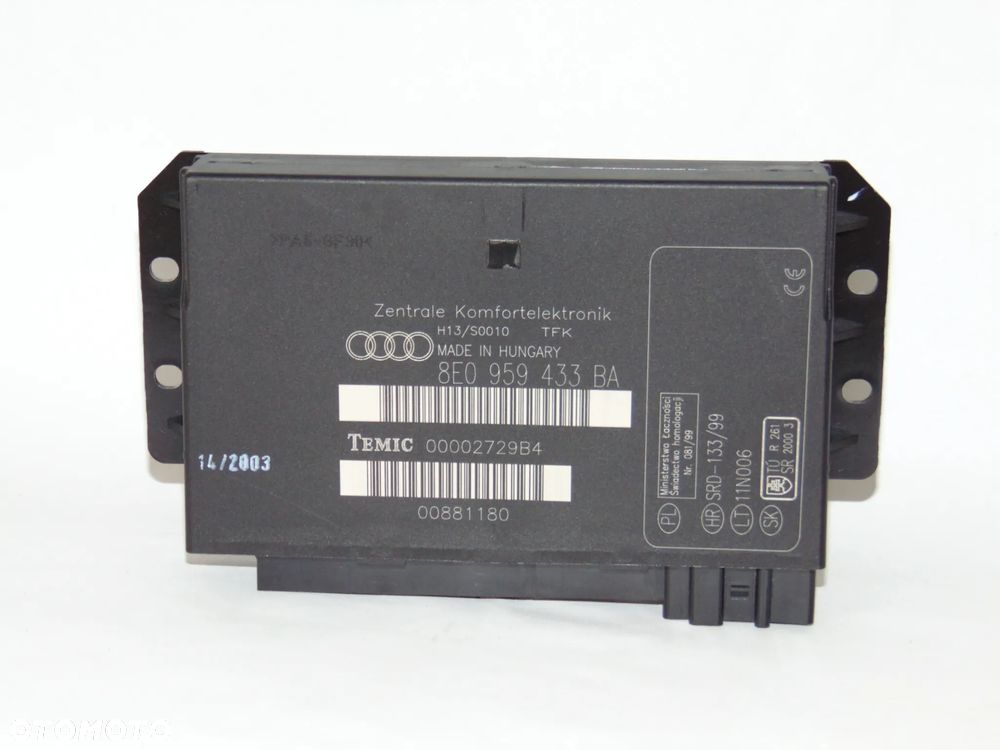 ORYGINAŁ moduł komfortu 8E0959433BA Audi A4 B6 , 00-04r - 7