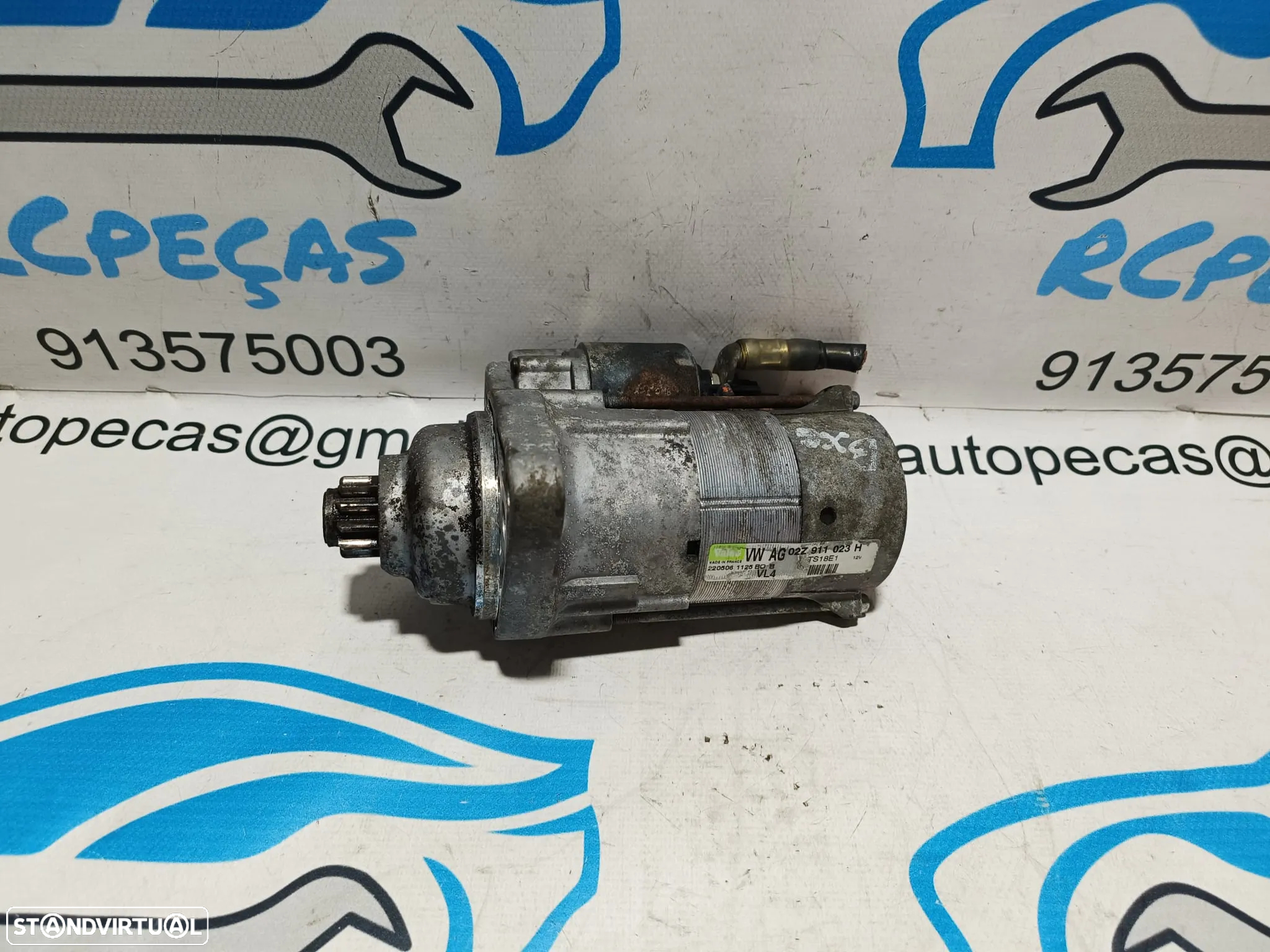 MOTOR DE ARRANQUE VALEO TS18E1 A2Z911023H VW VOLKSWAGEN GOLF V 5 MK5 1.9TDI 105 CV BXE PASSAT B6 AUDI A3 8P SEAT SKODA - 7