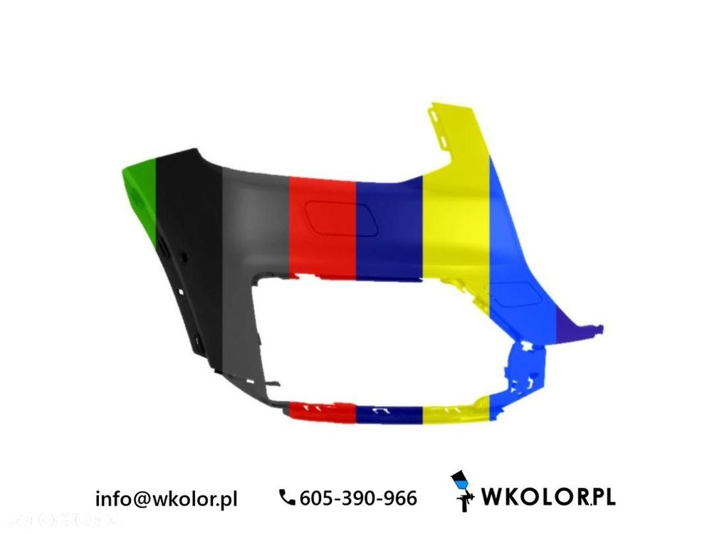 NOWY ZDERZAK AUDI Q2 2016-2018 LAKIEROWANY W KOLOR - 1