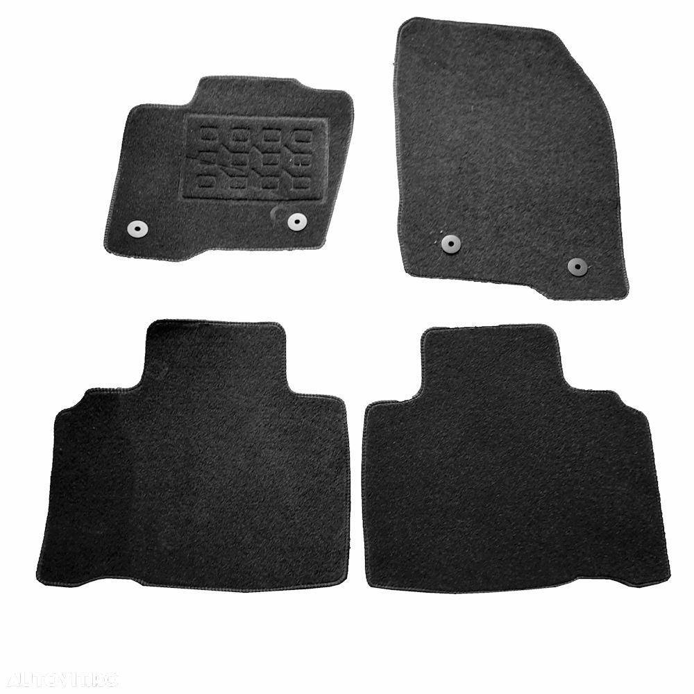 Covorase mocheta Ford Edge 2016-prezent, Negre, set de 4 Buc. - 1