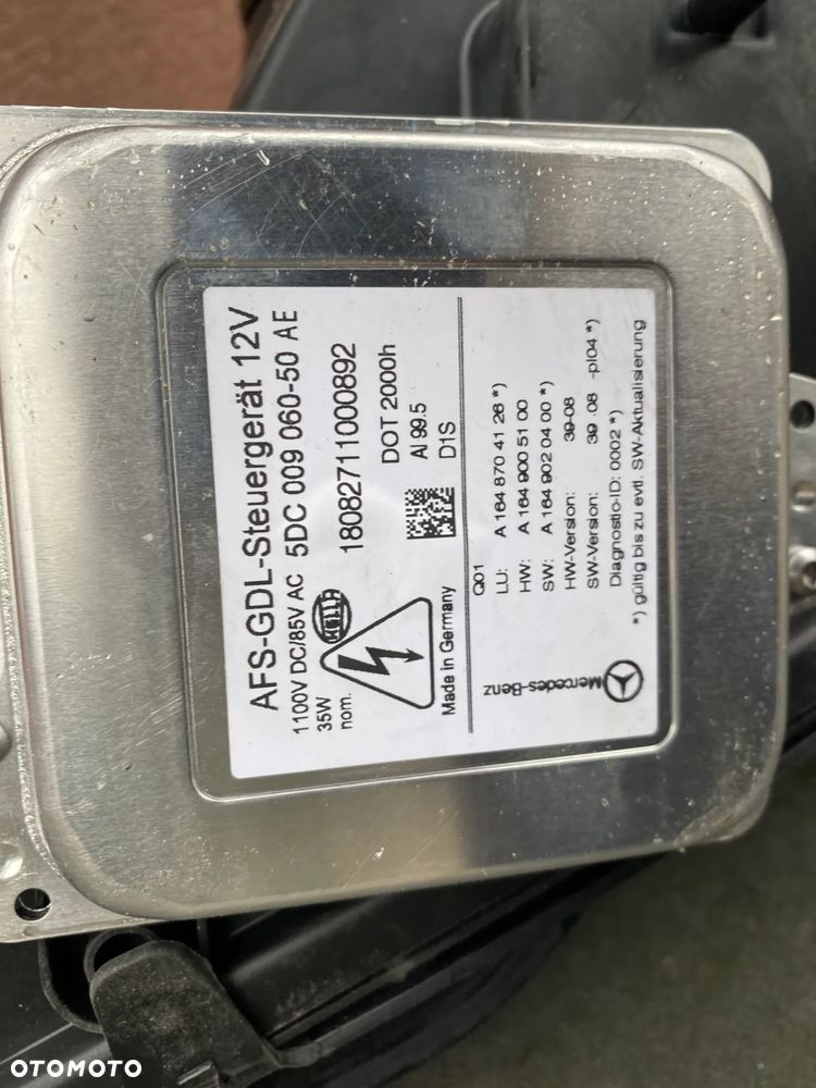 lampa mercedes ml w164 lift bi xenon skrętny AMG eu prawa cała - 11