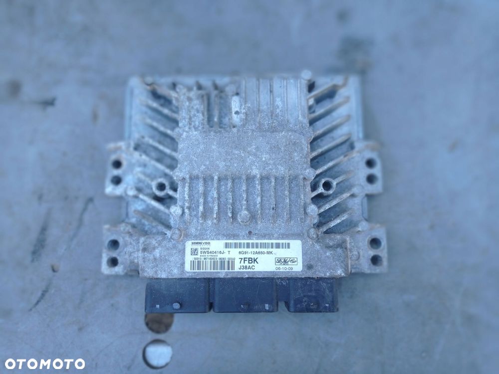 komputer silnika ford s-max 2.0 tdci 6g91-12a650-mk - 1