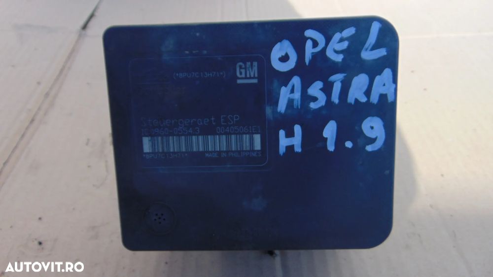 Pompa abs/esp Opel Astra H,Zafira B cod 13246535 BL,motor 1.9 diesel an 2007 - 2