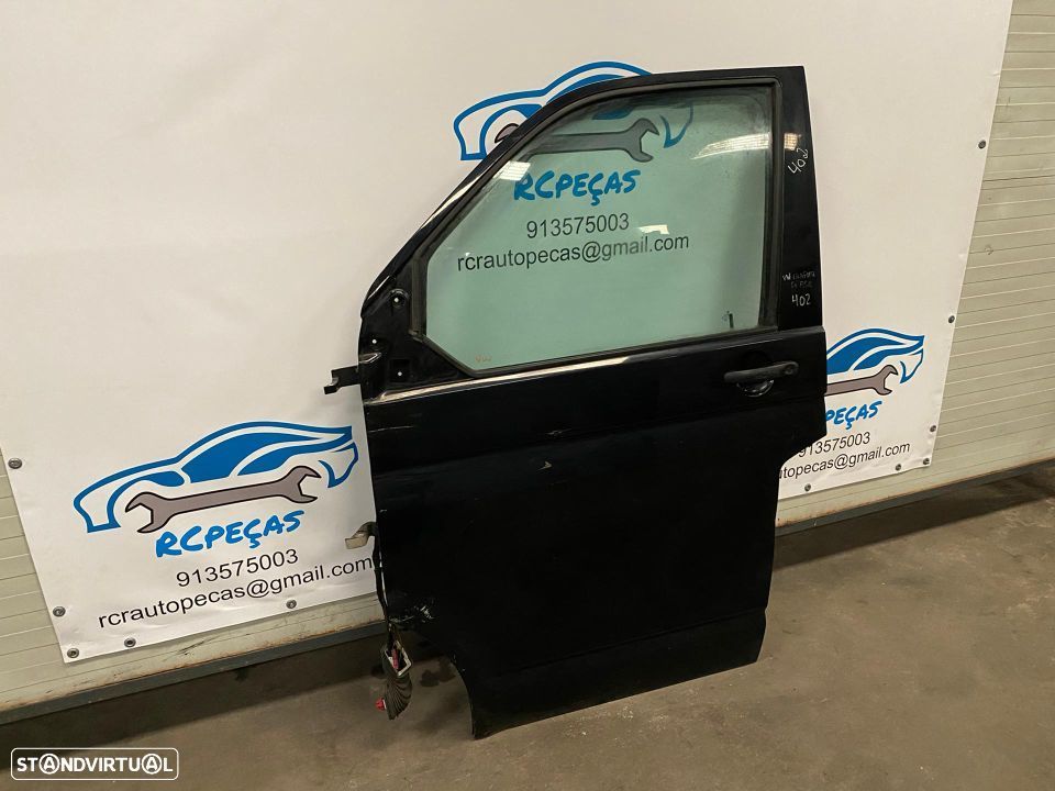PORTA FRENTE ESQUERDA VW TRANSPORTER T5 T-5 T 5 TV T-V T V FECHO ELEVADOR MOTOR PUXADOR MOTOR - 3