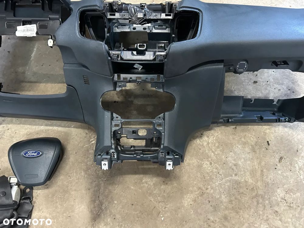 DESKA ROZDZIELCZA,KONSOLA PODUSZKI PASY FORD FIESTA MK7 - 10