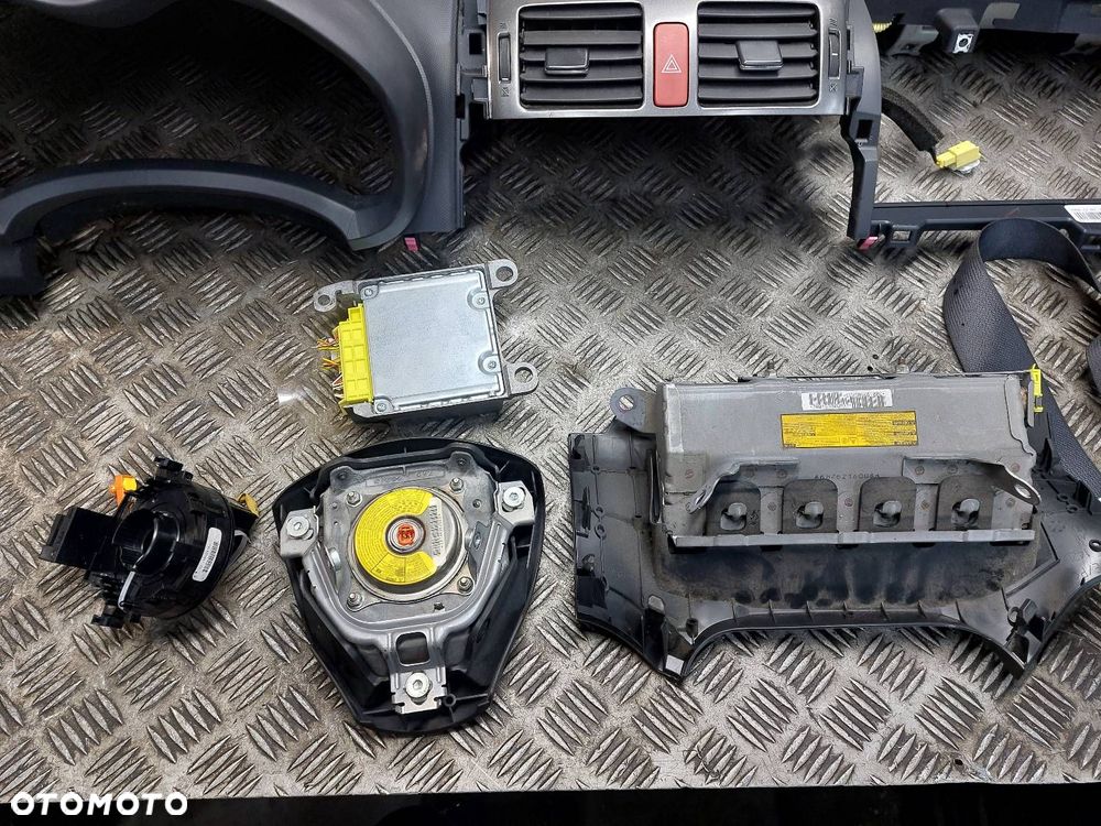 ZESTAW AIRBAG KOKPIT DESKA MODUŁ PASY PODUSZKI TOYOTA AURIS I - 8