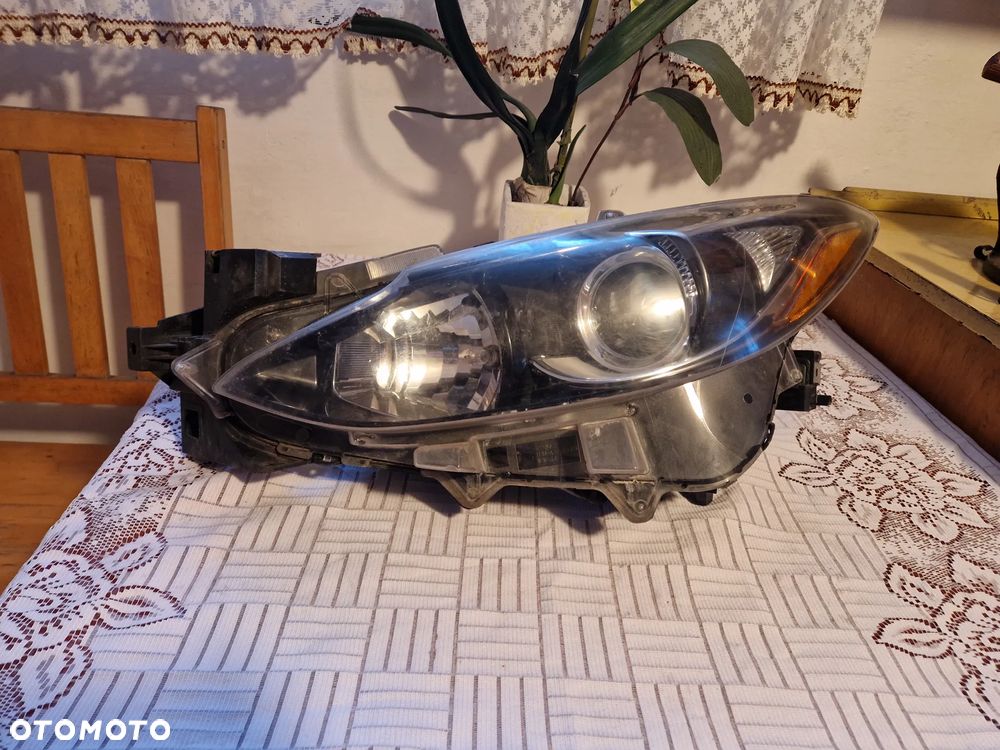 Reflektor MAZDA 3 III BM HALOGEN USA Komplet Lewy Prawy(uszkodzony) - 4