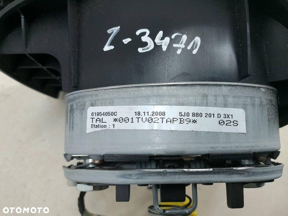 ZESTAW PODUSZEK AIRBAG, PASY SENSOR SKODA PRAKTIK 5J1880202 5J0880201D - 9