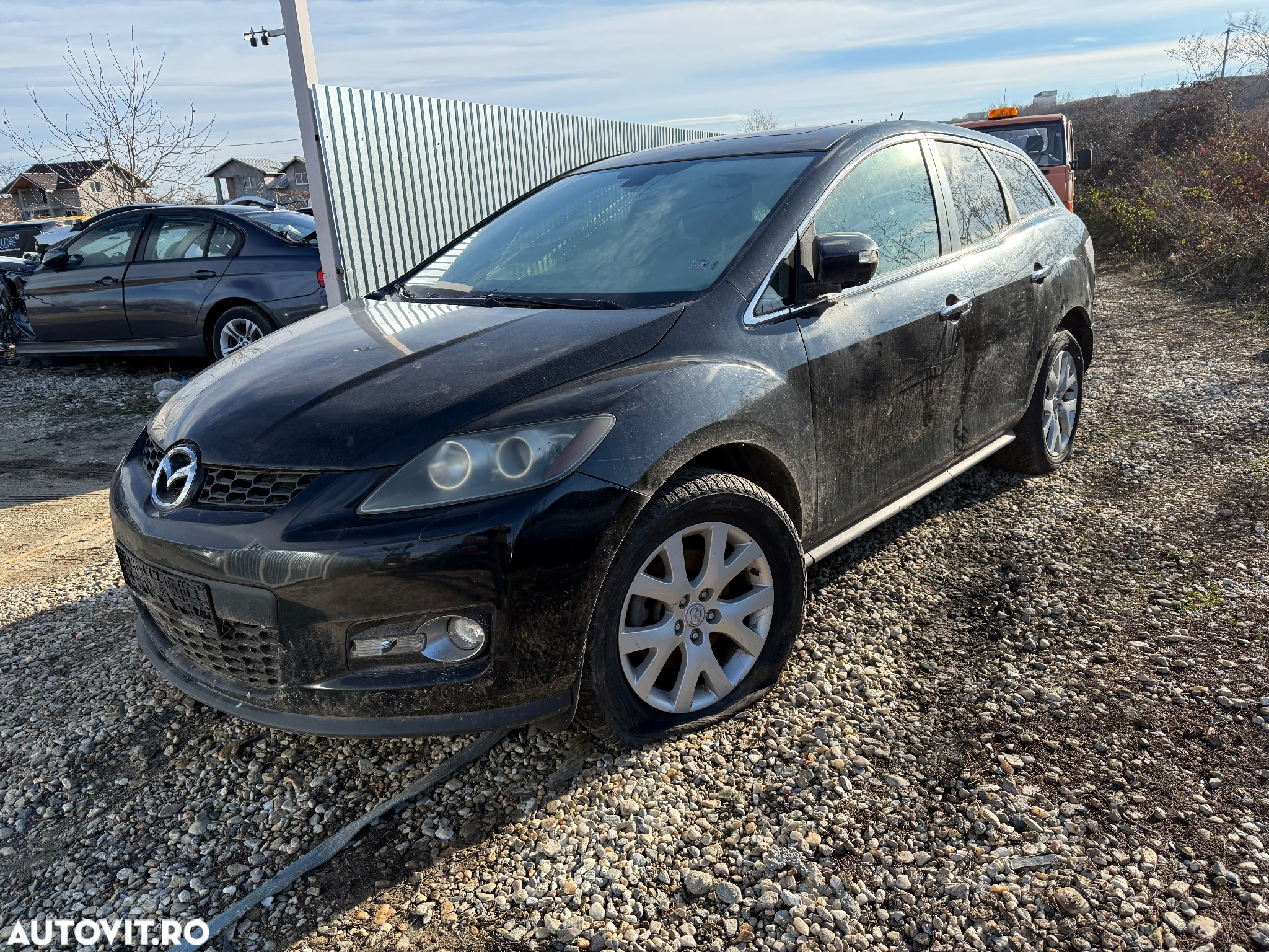 Dezmembrări mazda cx7 2008 2.3 benzina turbo 4x4 cutie manuală 6 trepte volan pe stanga bosse piele - 3
