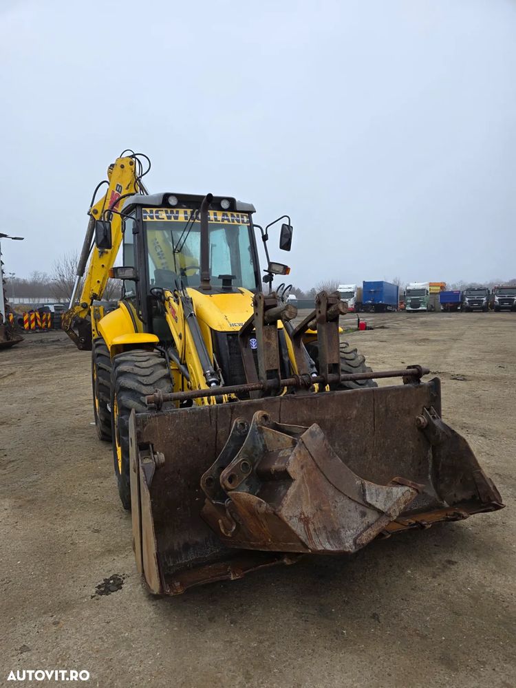 New Holland B115B 4x4x4 buldoexcavator full joystick - 5