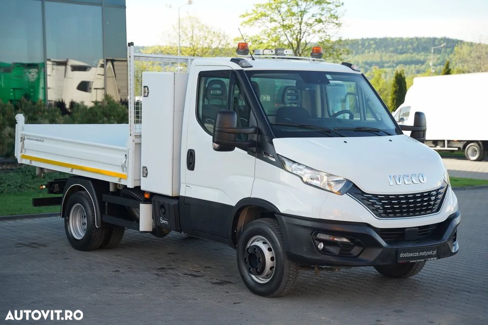 Iveco DAILY 70-180 / BASCULATOR SPATE 2.8 M / MTA: 7.0 T / BLOCARE PUNȚI / DUBLU / HI-MATIC - 10