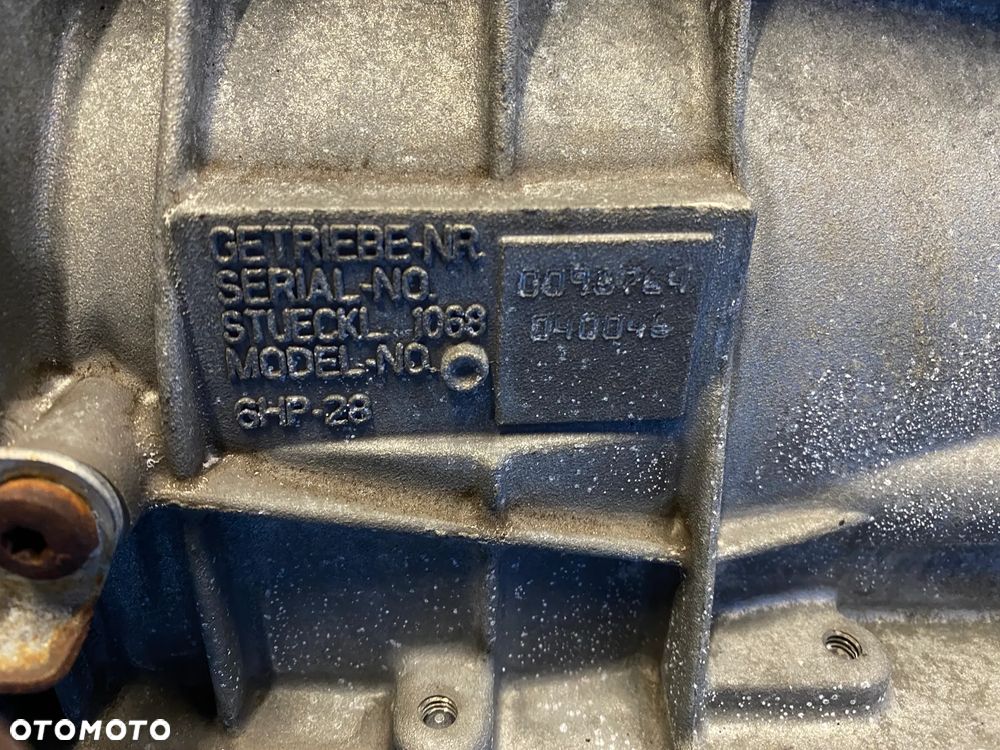 SKRZYNIA BIEGÓW AUTOMATYCZNA AUTOMAT KONWERTER BMW 730D N57 F01 F02 3.0D 6HP-28 1068040046 7612001 ZFS241006 ORYGINAŁ GWARANCJA - 15