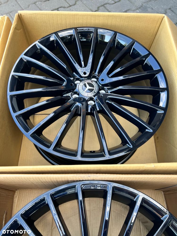 Oryginalne Black Piano W223 S klasa Przód/Tył 21"  AMG - 5