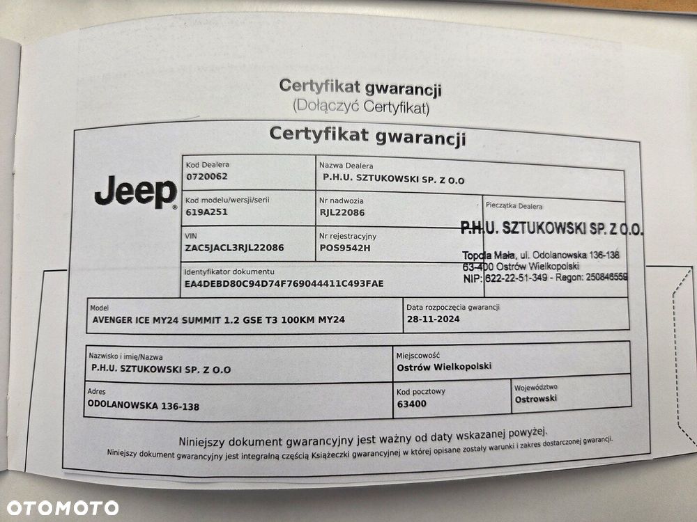 Jeep Avenger 1.2 GSE T3 Summit FWD - 30