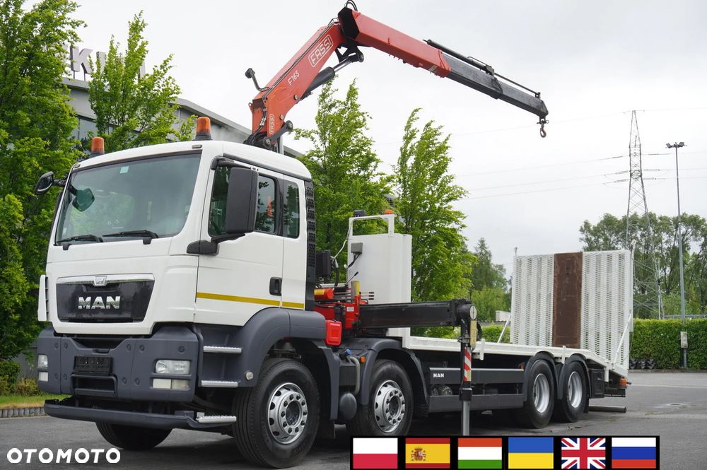 MAN TGS 35.360 8×2 / HDS Fassi F165A.2.22 / Pilot / Laweta 7,8 m_252942 - 1
