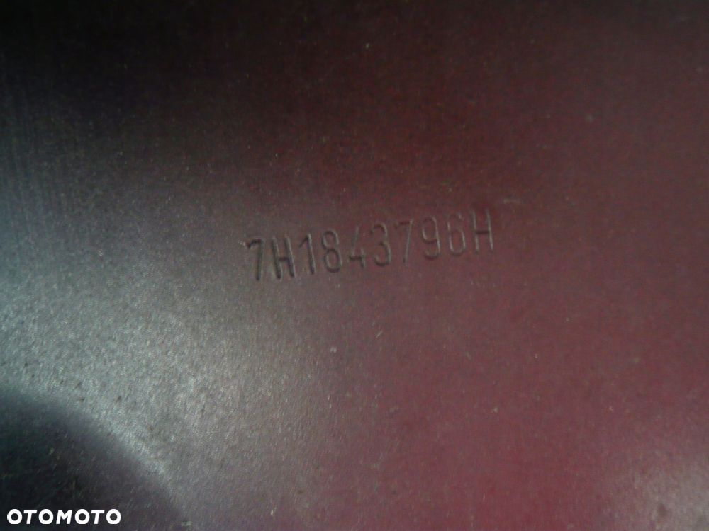 osłona szyny drzwi przesuwnych prawych vw transporter t5 7h1843796h - 2