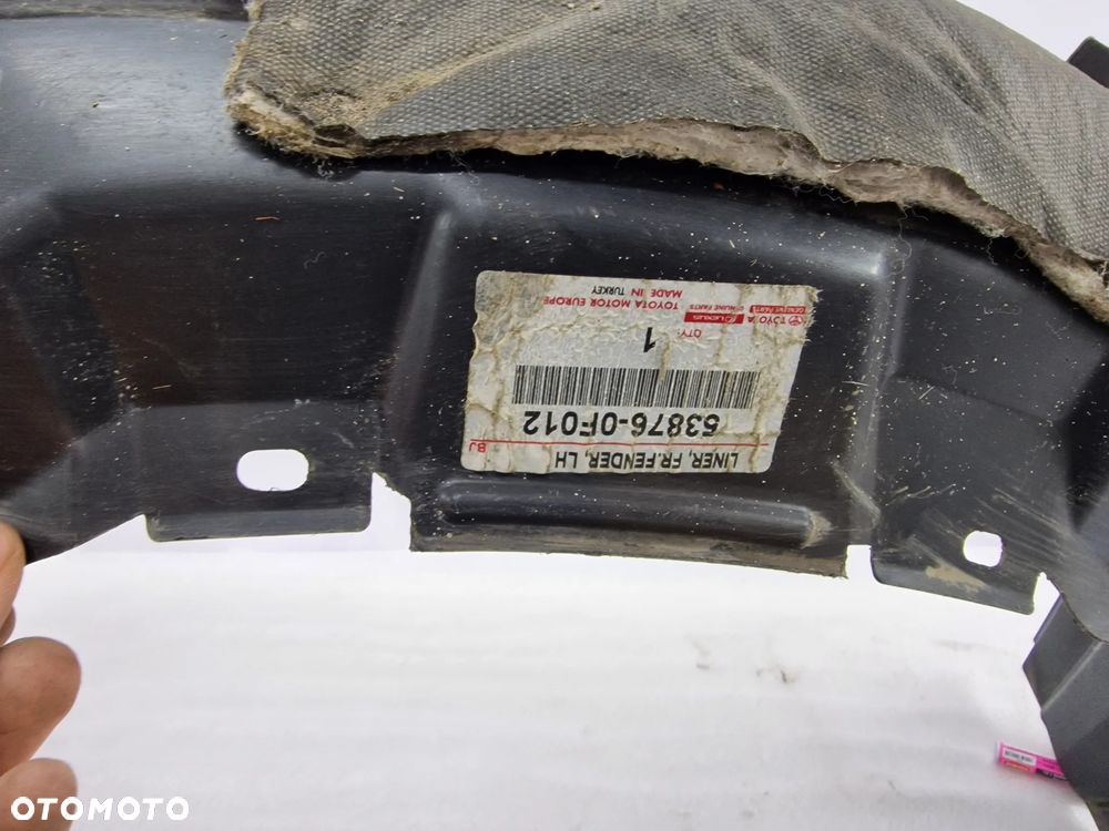 TOYOTA COROLLA VERSO 04-08 NADKOLE LEWE PRZEDNIE PRZÓD , NR 53876-0F012 , NR AUKCJI N588 - 10