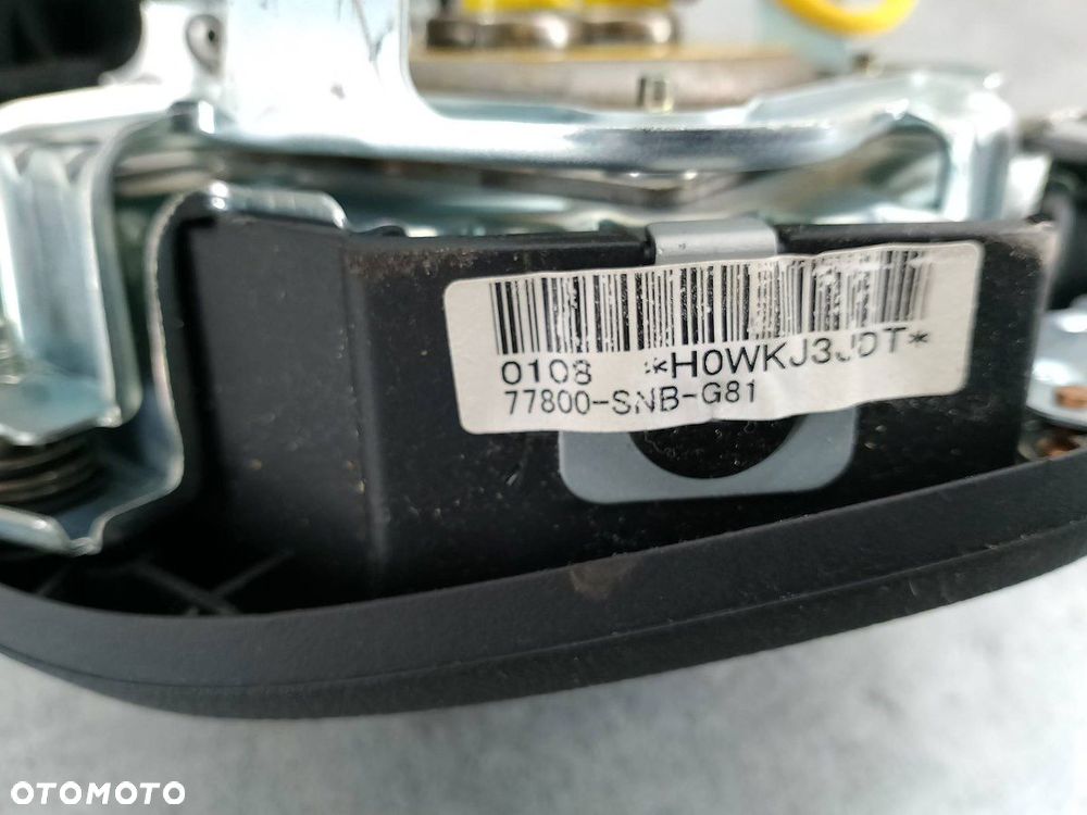 PODUSZKA KIEROWCY, AIRBAG HONDA CIVIC VIII 77800-SNB-G81 1.8 16V - 4