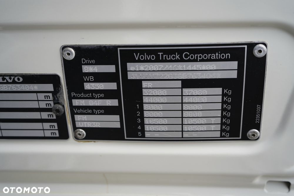 Volvo FMX / 410 / E 6 / WYWROTKA / 8 X 4 / ŁAD. 21 213 KG - 11