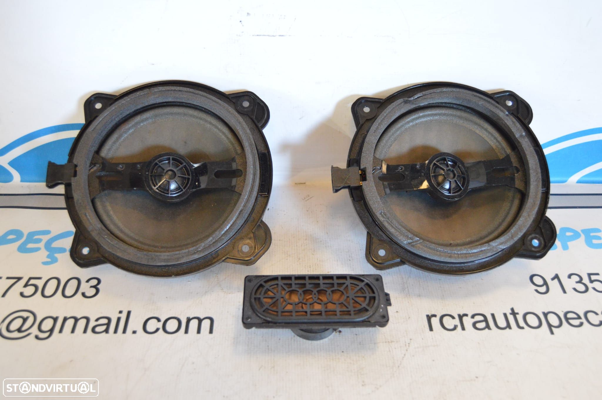 COLUNA COLUNAS SOM DISPOSITIVO AMPLIFICADOR SONORO BLAUPUNKT 8H0035411 8P0035362 AUDI A3 8P 8PA SPORTBACK 2.0 TDI 170CV BMN - 1