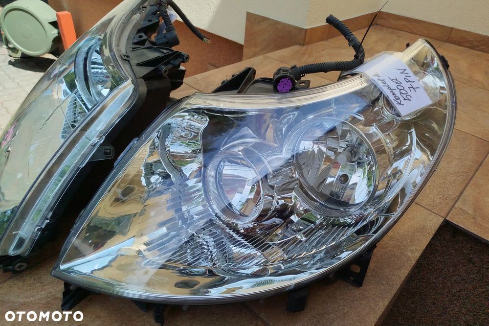 lampa przód prawa + lewa (prawie Nowe) komplet "A" 7PIN + wtyczki do Fiat Ducato III boxer jumper II 06-14r - 2