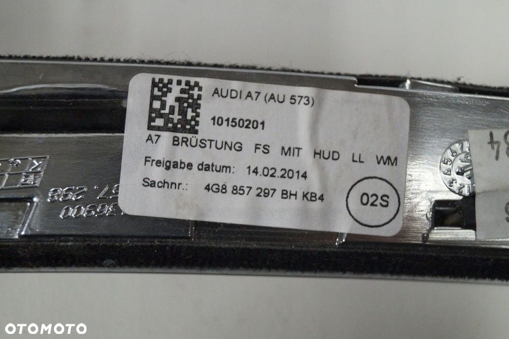 AUDI A7 4G KOMPLET LISTWY DEKORY KB4 DREWNO BEAUFORT - 4