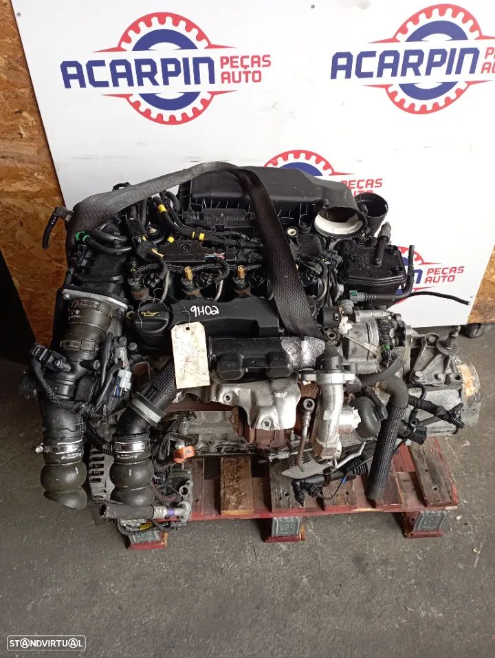 Motor Peugeot 207/307/407/Partner/Citroen C4/Berlingo 1.6 Hdi 16v Ref: 9H02 - 1