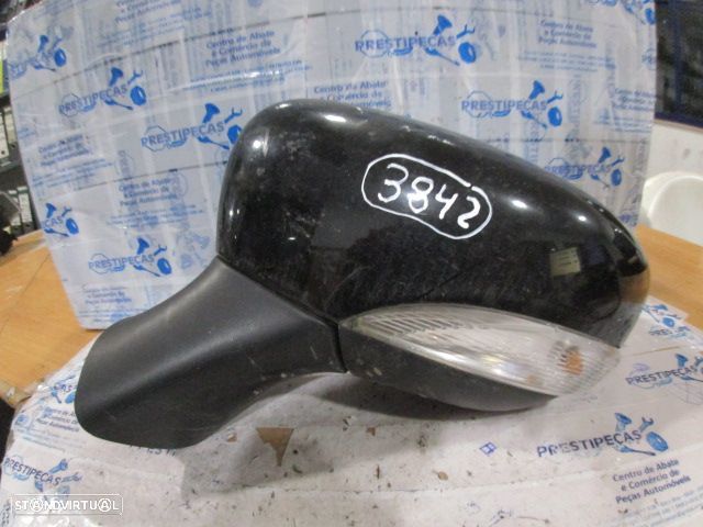 Espelho 963025724R RENAULT CLIO 4 BREAK FASE 1 2015 1.5DCI 90CV 5P PRETO ESQ ELETRICO COM PISCA 7 PINOS - 2