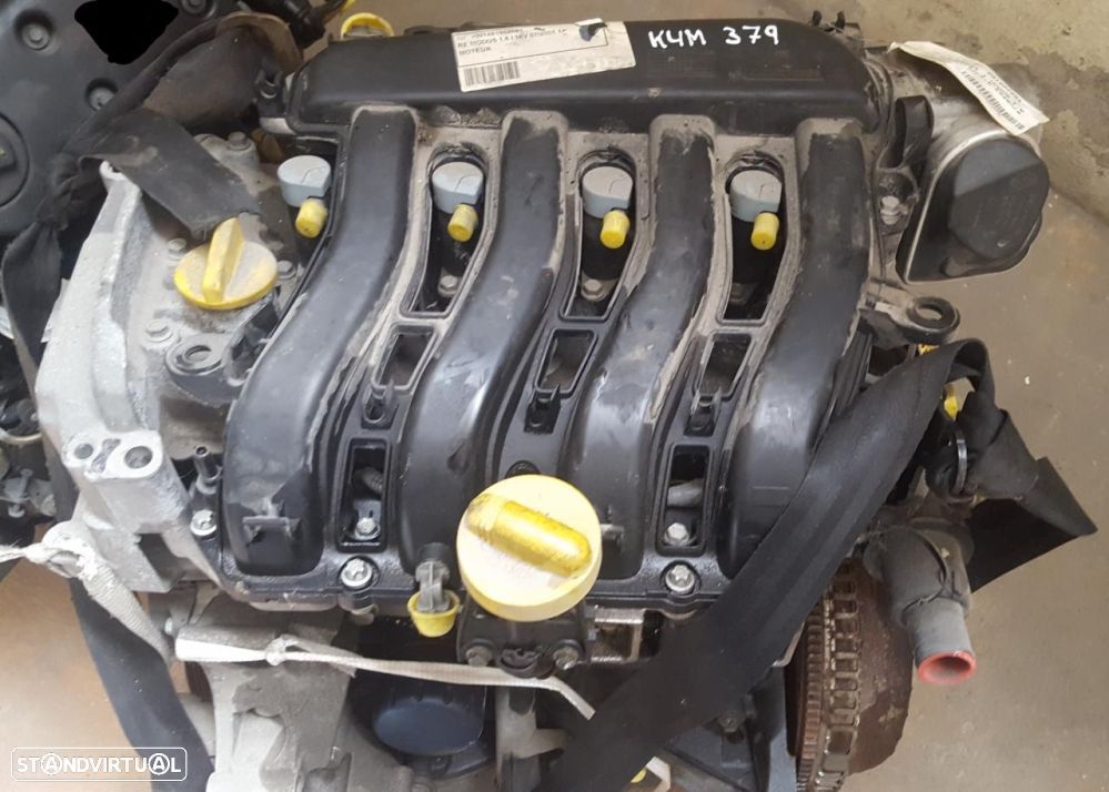 Motor Renault Modus 1.6 16v Ref: K4M379 - 1