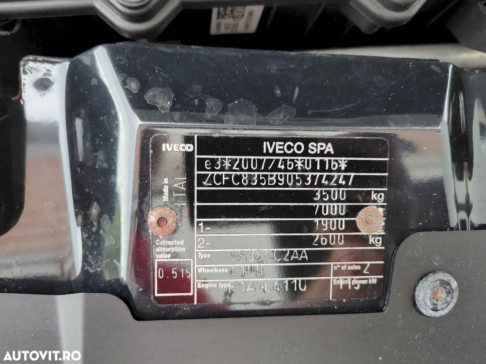 Iveco Daily 35C16 Extralung 2020. 133000 km. - 34