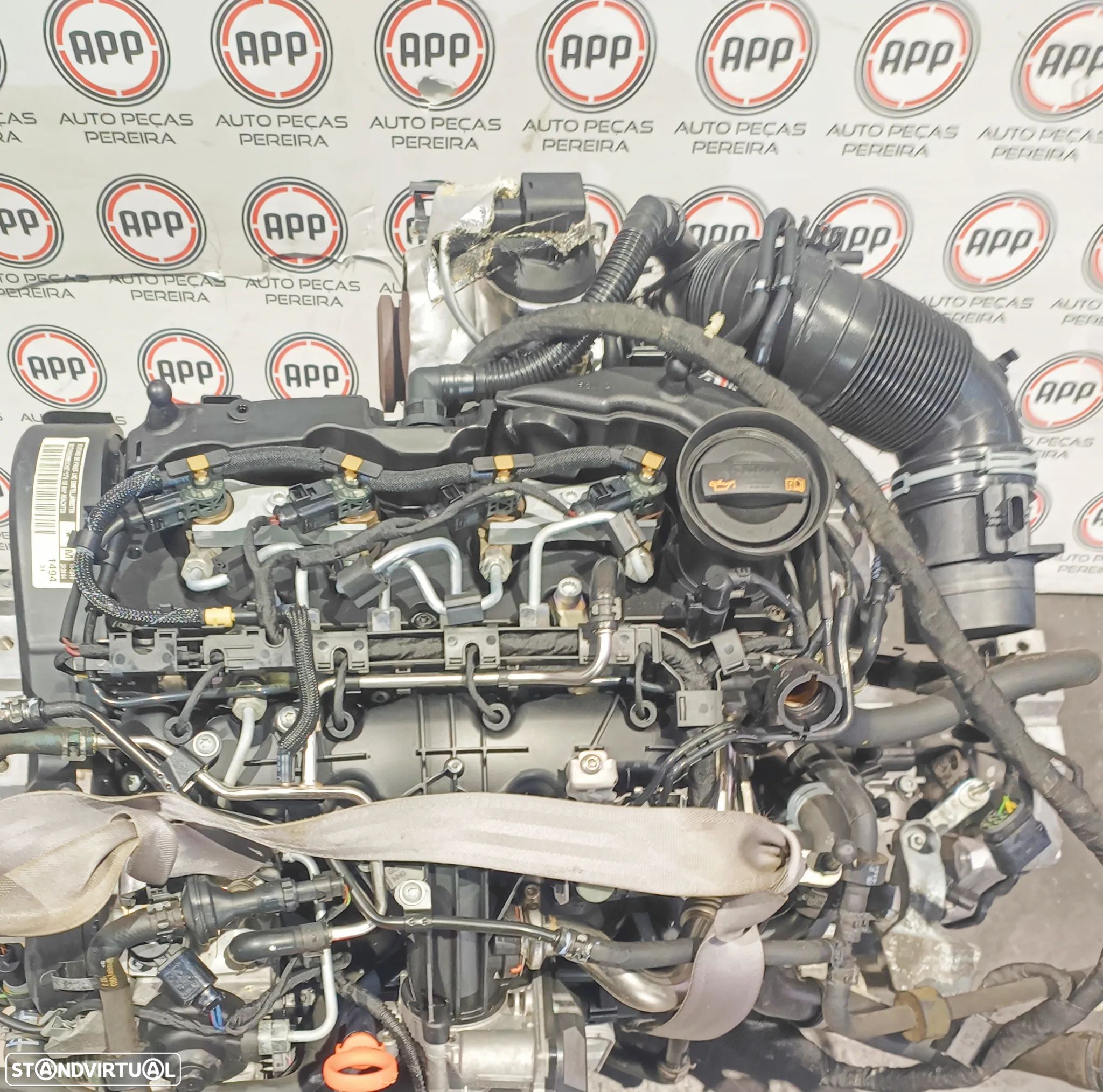 Motor Audi, Seat, VW, Skoda 2.0 TDI, referência CFH, aproximadamente 193 000 KMS. - 1