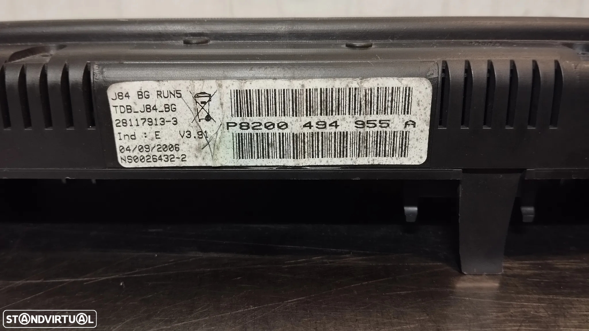 QUADRANTE RENAULT SCENIC II 03-08 REF. P8200494955A 8200494955A - 3