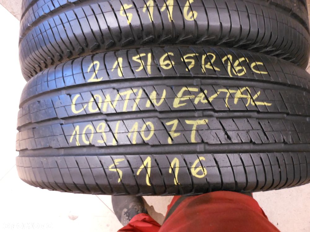 Opony 215/65r16c continental vanco 2 8,7mm lato para - 2