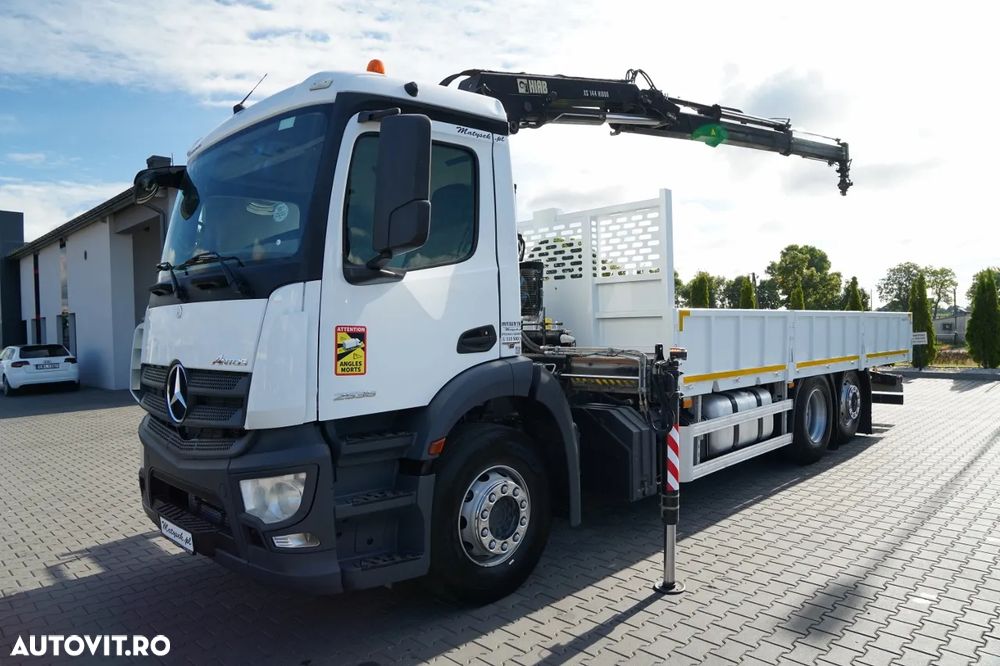 Mercedes-Benz ANTOS 2536 / 6x2 / PUNTE RIDICATĂ / PUNTE DIRECȚIE / HDS HIAB 144bs-2 Hiduo / ROTARE / TELECOMANDĂ - 5